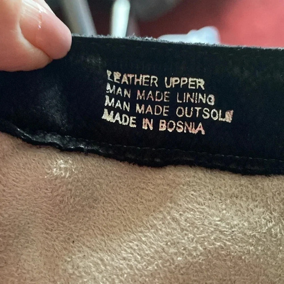 MIZ MOOZ MAYER TALL SUEDE STACKED HEEL CORSET LACE BOOTS 36EU 5.5/6US - Picture 15 of 16